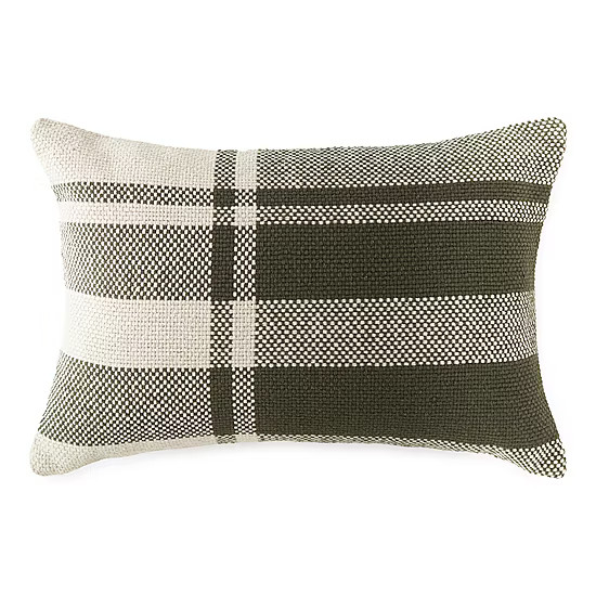 Linden Street Plaid Lumbar Pillow | JCPenney