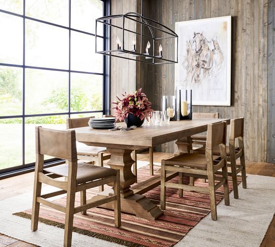 Banks Extending Dining Table | Pottery Barn (US)