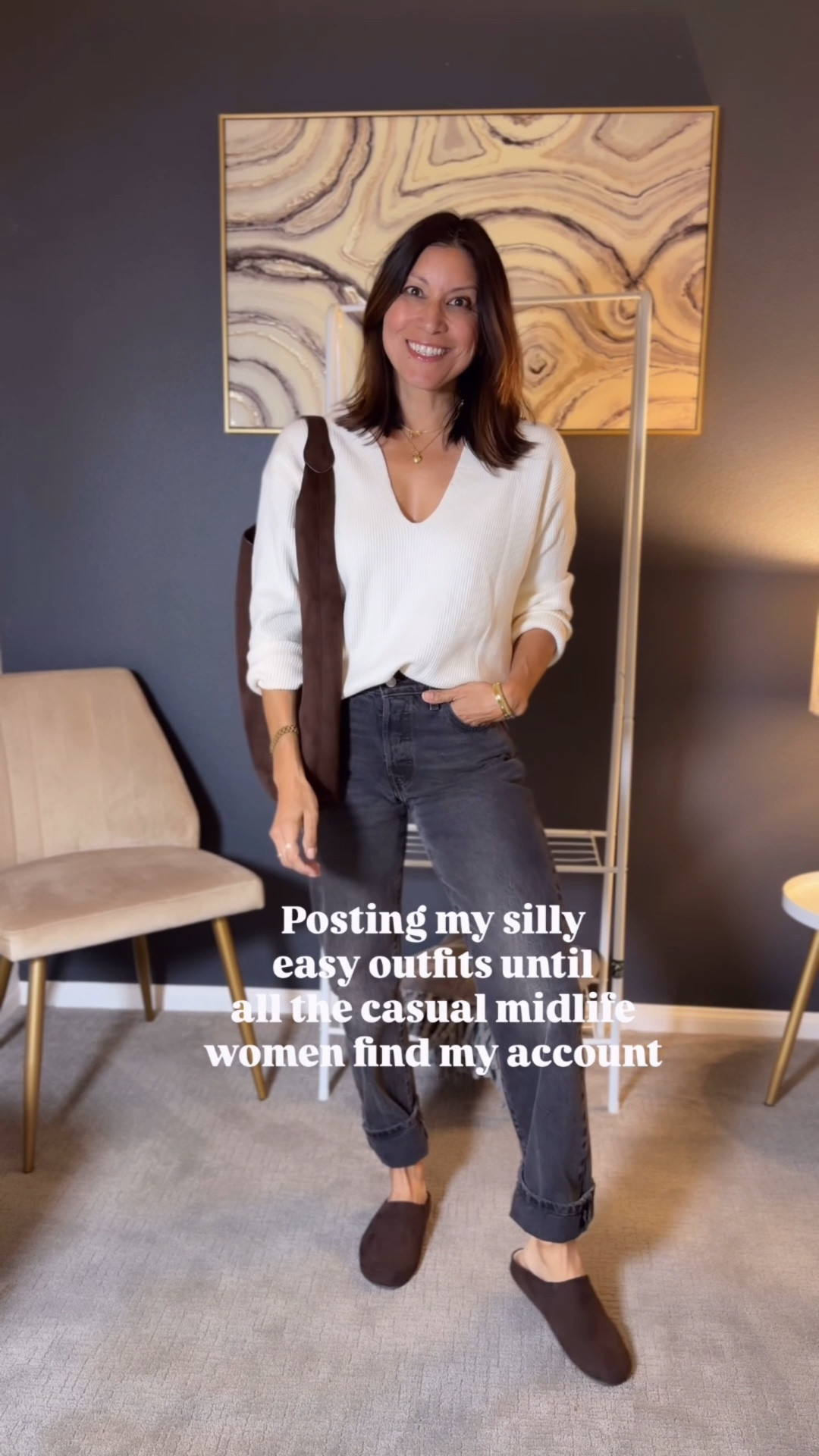 Hang out and stay awhile. We can figure out what to wear together. 


This sweater is soft, I like the deep v neck (a bit wrinkled) opened & put on. I sized up. 

Jeans are vintage 505 Levi’s. 

Shoes still available - fit tts 

#LTKgrwm #LTKootd #LTKOver40