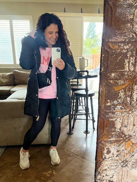 Another basketball weekend in the books! This lightweight “MAMA” sweatshirt is perfect for cheering on the kids. It comes in 5 and sizes XS-XXL. For reference I’m wearing a medium. My Nike Air Max sneakers have been restocked. 

#LTKfitness #LTKover40 #LTKstyletip