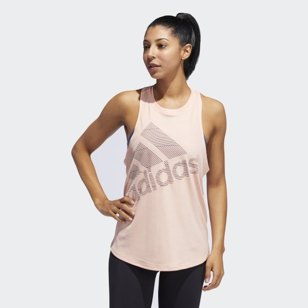 adidas Badge of Sport Tank Top - Pink | adidas US | adidas (US)