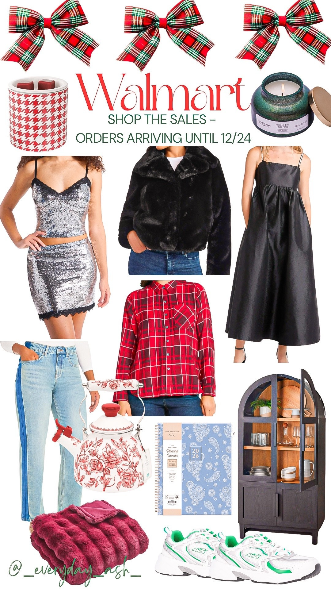 WALMART / MAJOR SALES HAPPENING NOW! 

Order gifts up until 12/24 for Christmas arrival ❤️🎄

Walmart fashion, candles, gifts for her, winter fashion, Christmas fashion , Christmas dress, New Year’s Eve outfit, womens jeans, flannel shirt, Walmart home finds, tea kettle, 2026 calendar, blanket, women’s sneakers 

#LTKFindsUnder50 #LTKGiftGuide #LTKHoliday