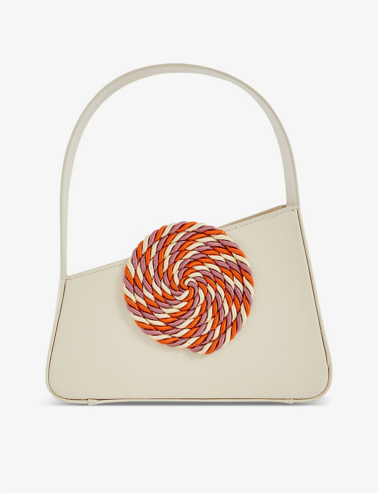 Albert small braided leather shoulder bag | Selfridges