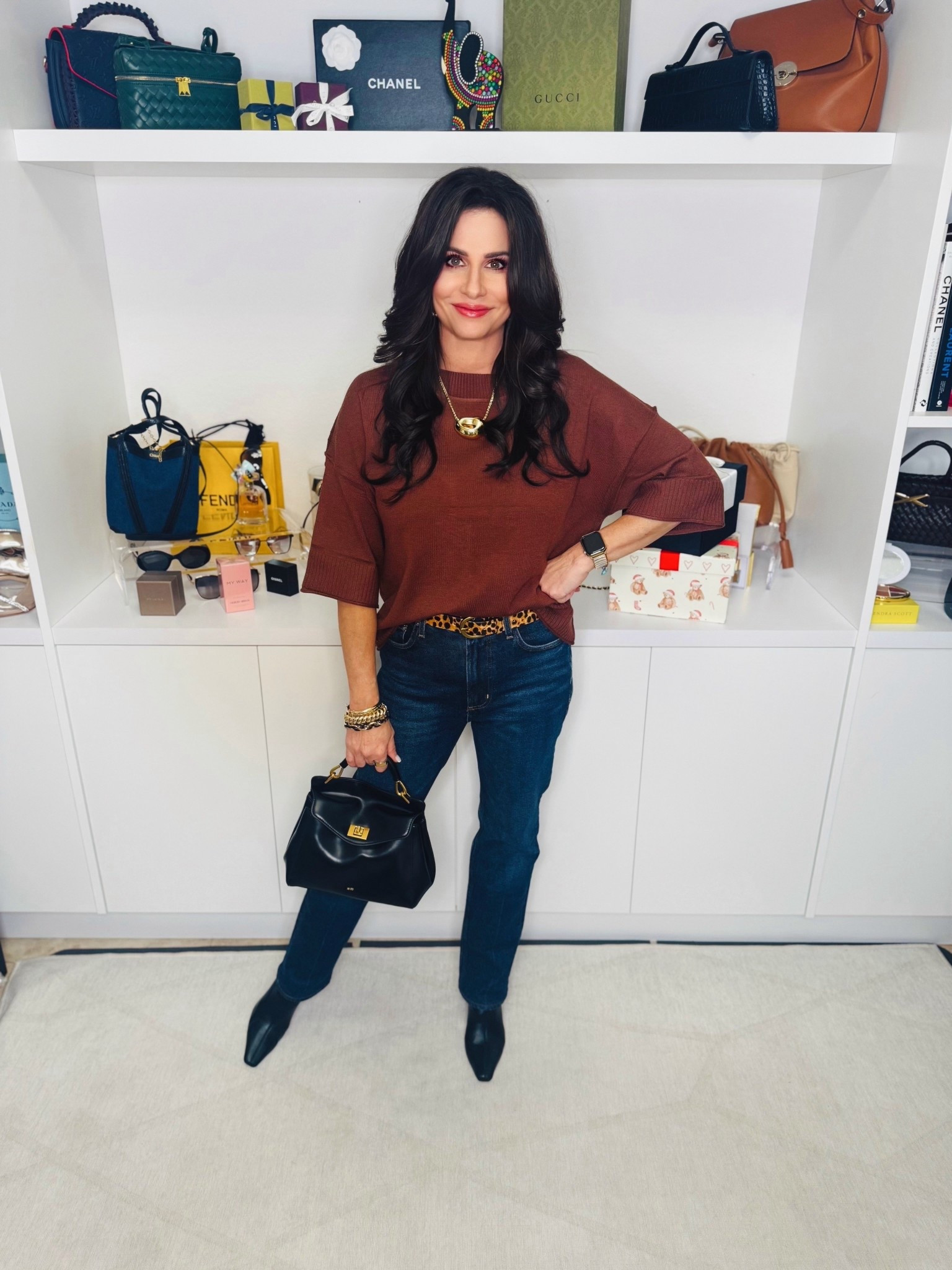 These knit tops ( sweater tops are amazing )! Wearing a sm and are available in many colors and styles . Perfect for any daytime activity. 

#LTKmomlife #LTKootd #LTKOver40