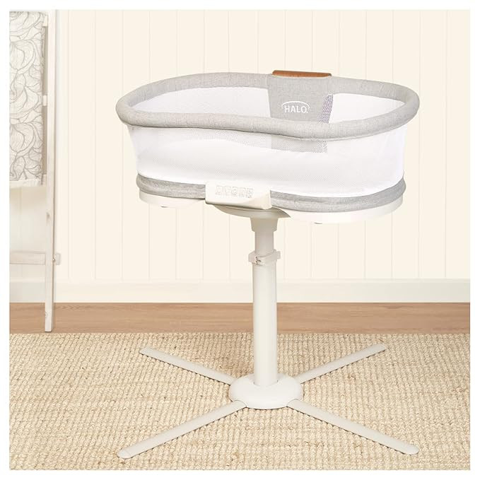 HALO BassiNest Swivel Sleeper, Bedside Bassinet, Removable Bed, Soothing Center, Vibration and So... | Amazon (US)