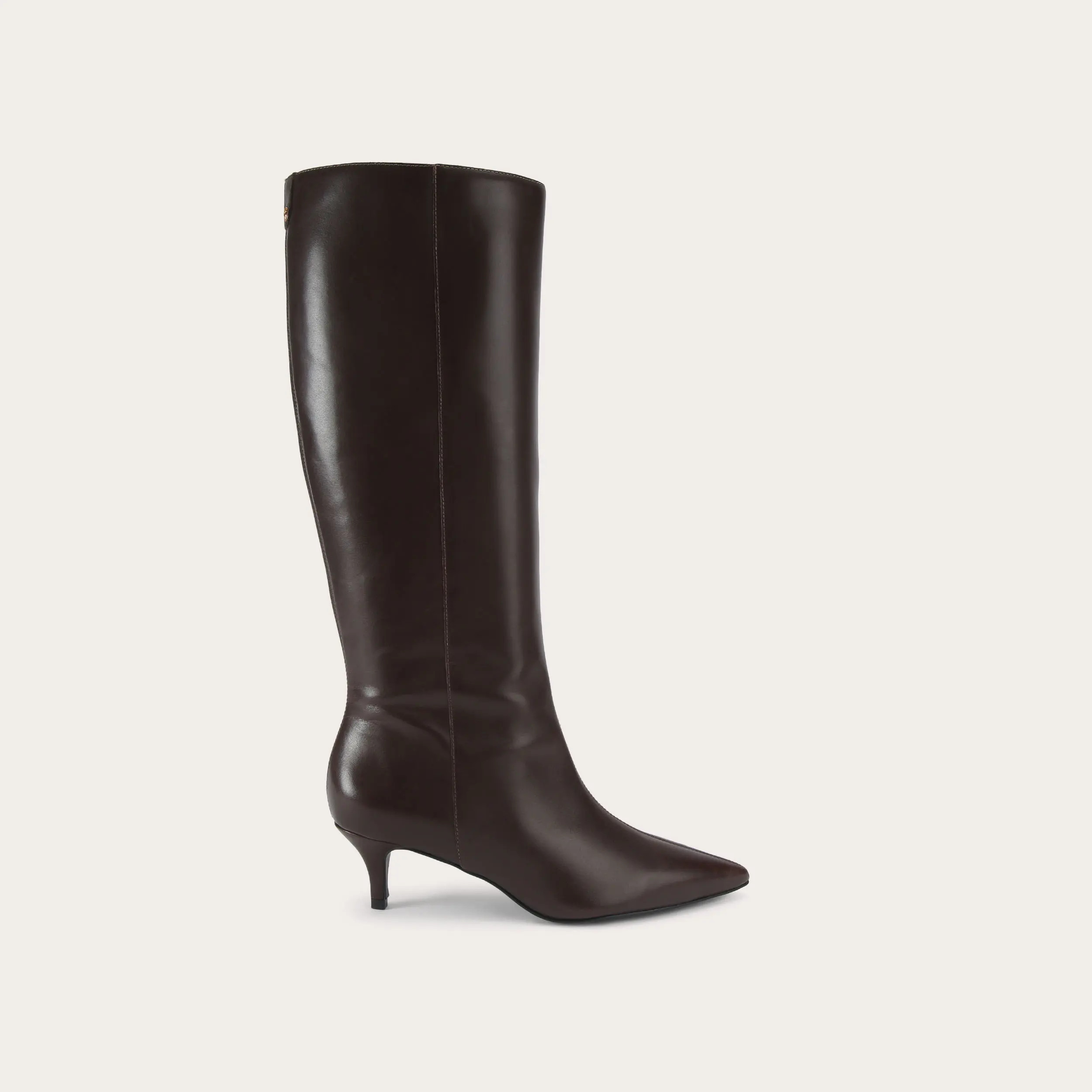 VENICE KNEE Brown Leather Boot by CARVELA | Carvela