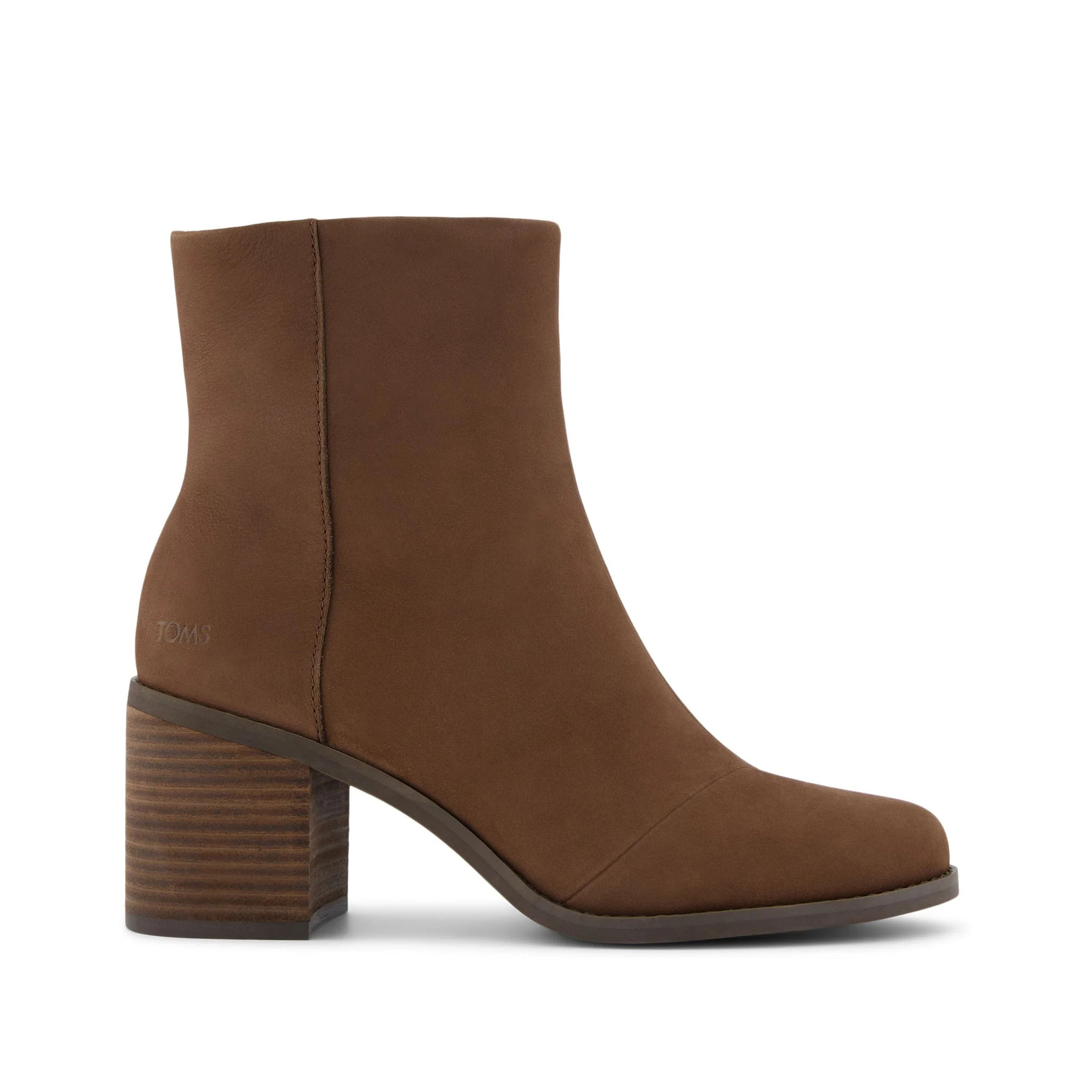 Evelyn Oak Brown Leather Boot | Shop Simon