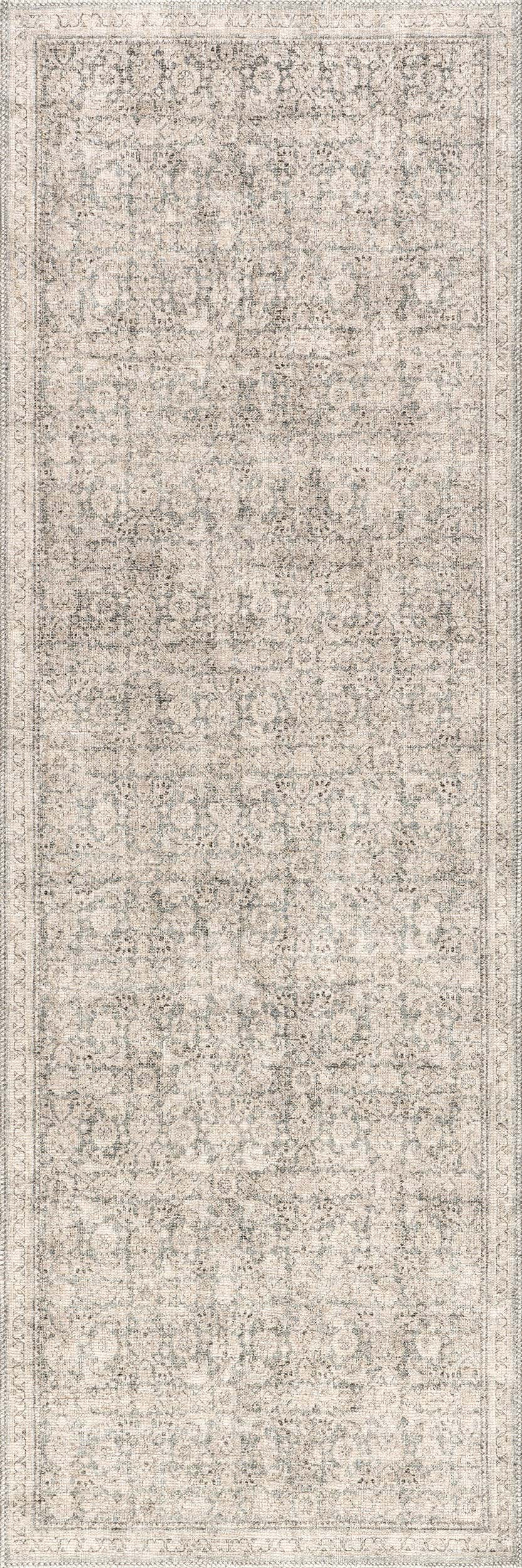Morristown Antiqued Jute-Blend Rug | Grey | Rugs USA
