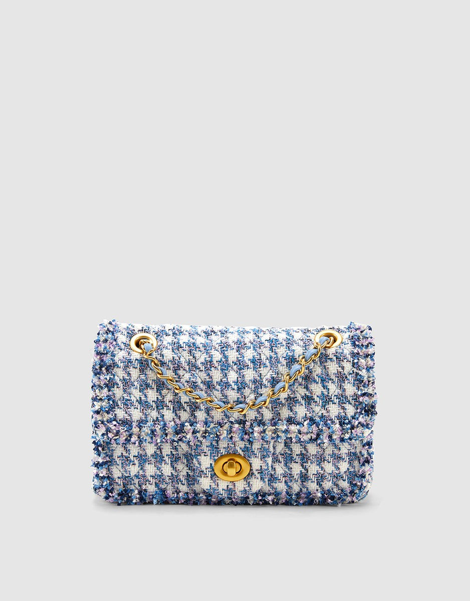 Tweed Shoulder Bag | Urban Revivo
