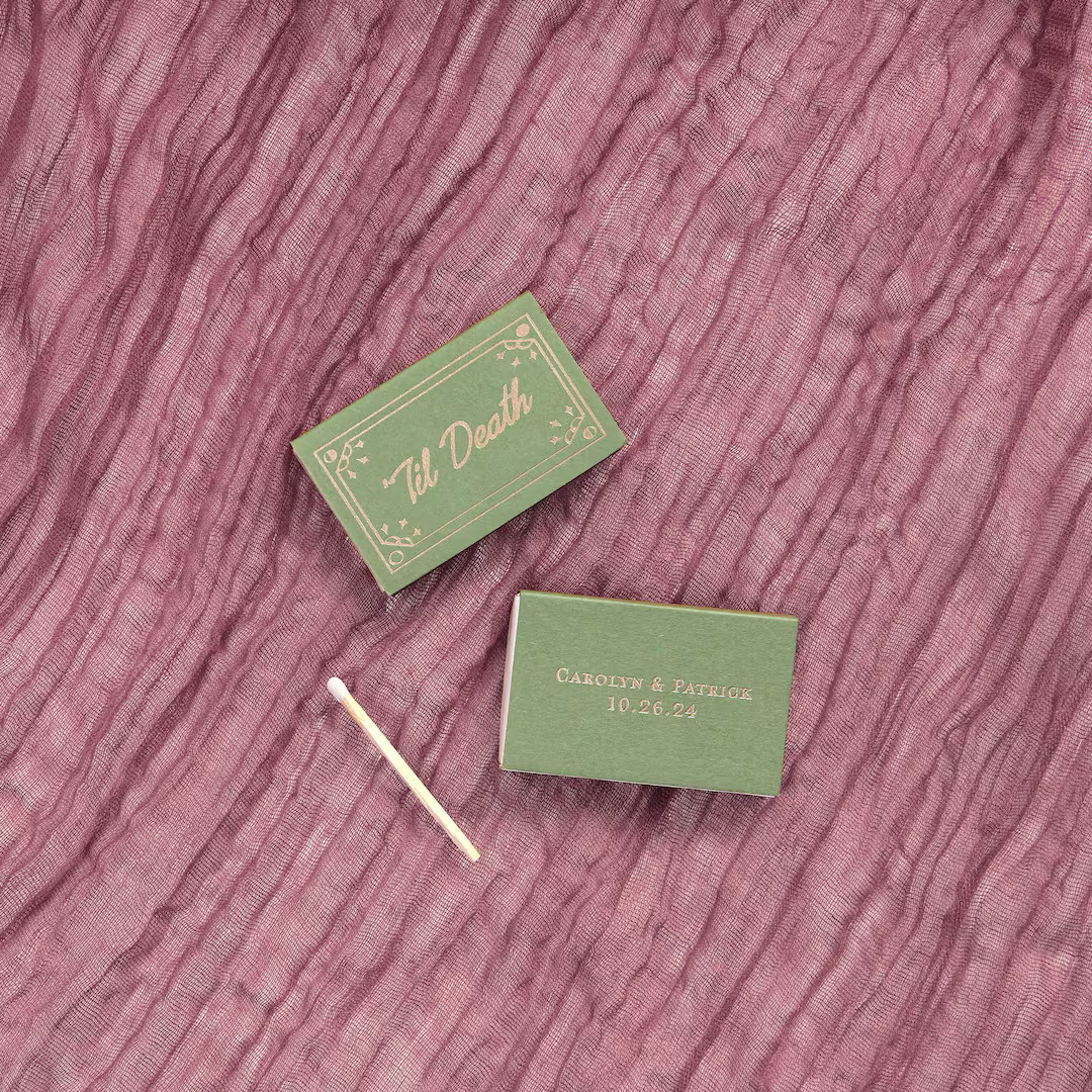 Custom Matchboxes 'til Death Matchbox Wedding Favors, Wedding Matches, Wedding Decor, Personalize... | Etsy (US)