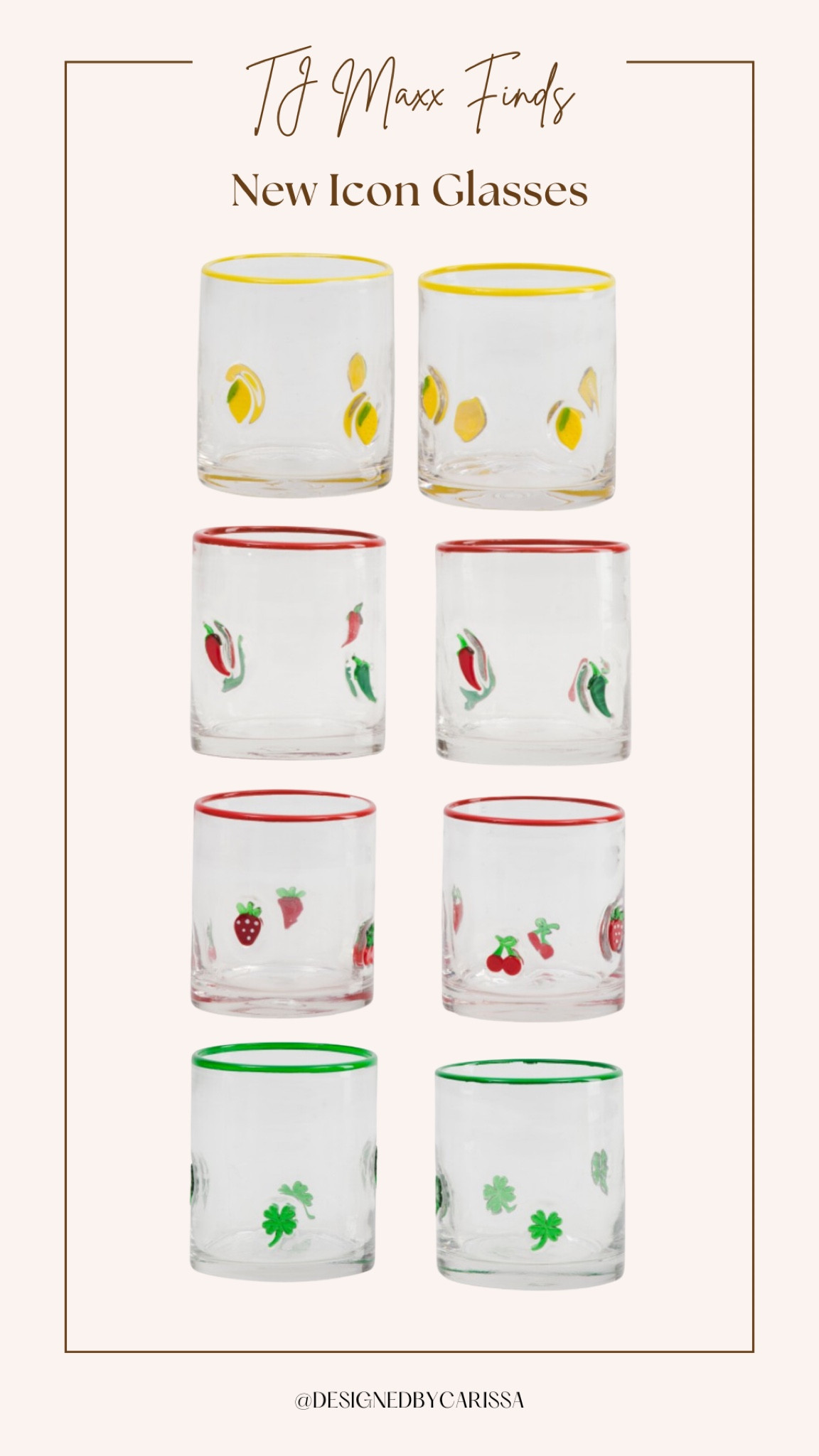 NEW ICON GLASSES!!! get ready for spring/summer 😍🥃☀️

#LTKSaleAlert #LTKFindsUnder50 #LTKHome