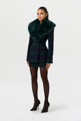 Naked Wardrobe Suiting Plaid Mini Skirt - Suiting Plaid Mini Skirt | Shop.com