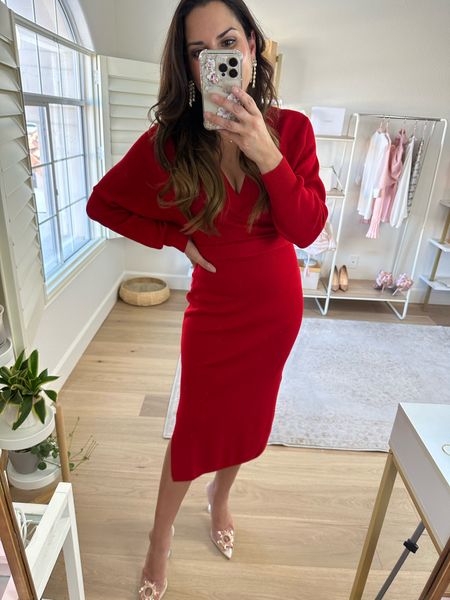 Love this Amazon sweater dress for a Christmas party! Such a comfy and affordable Holiday dress, holiday party, holiday outfits, Amazon fashion. Runs TTS and super soft

#LTKmidsize #LTKparties #LTKHoliday