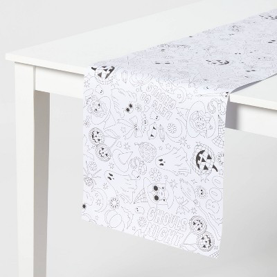 Halloween Color Your Own Table Runner - Spritz™ | Target