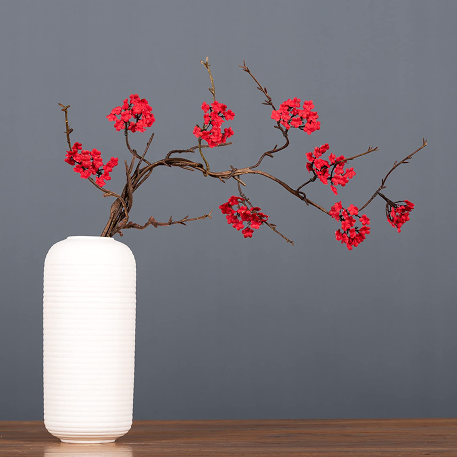 Silk Flowers Cherry Blossom Branch, Artificial Cherry Blossom Flowers with Long Branch Stems, Per... | Amazon (US)