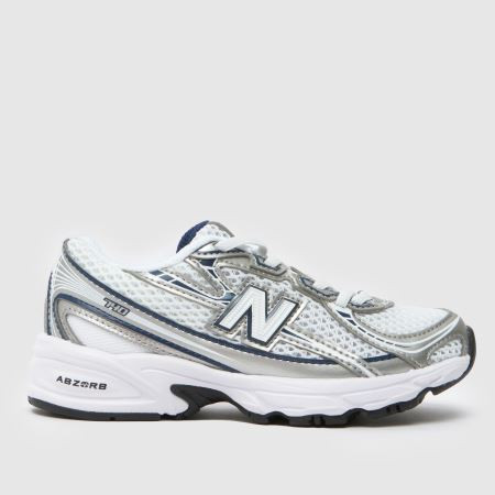 Kids Junior White & Navy New Balance 740 Trainers | schuh | Schuh