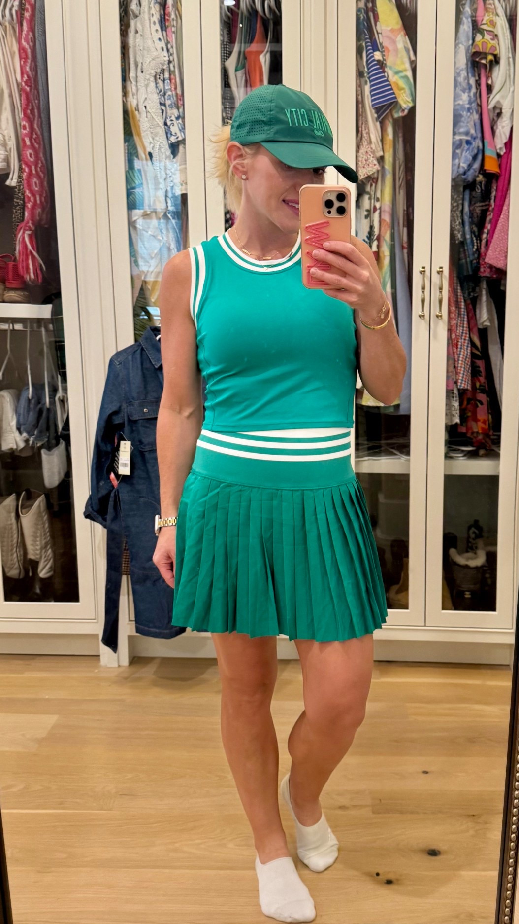 Tennis set. Amazon set. Pickleball look. Pickleball set. Size small. Wimbledon green. Tennis look. Athleisure. Petite style 
Amazon fashion. Athletic look 

#LTKFindsUnder100 #LTKActive #LTKPetite