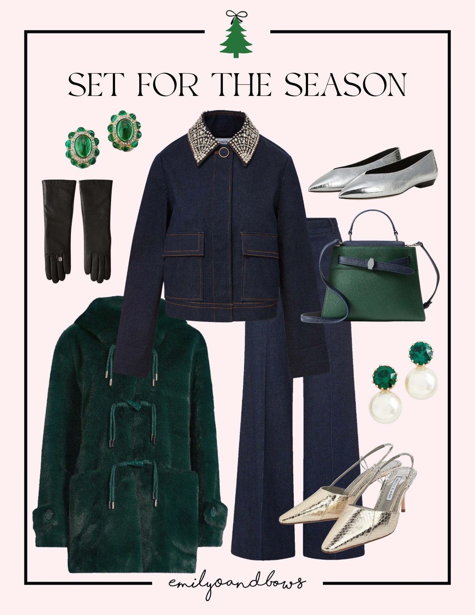 Set for the season! Rounding up a full Christmas look!