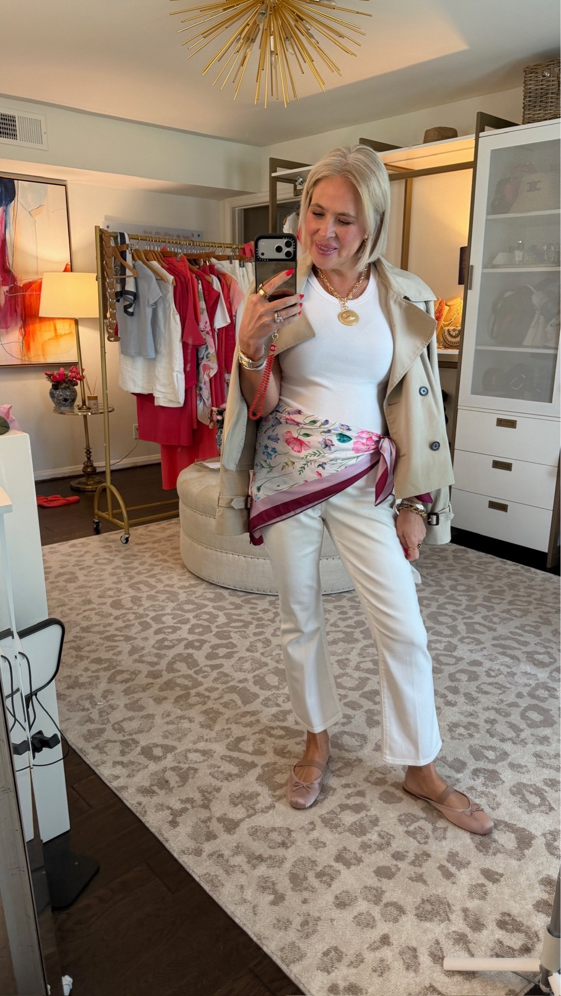 Love this outfit! scarf adds such a fun touch to any outfit!

#LTKootd #LTKMothersDay #LTKgrwm