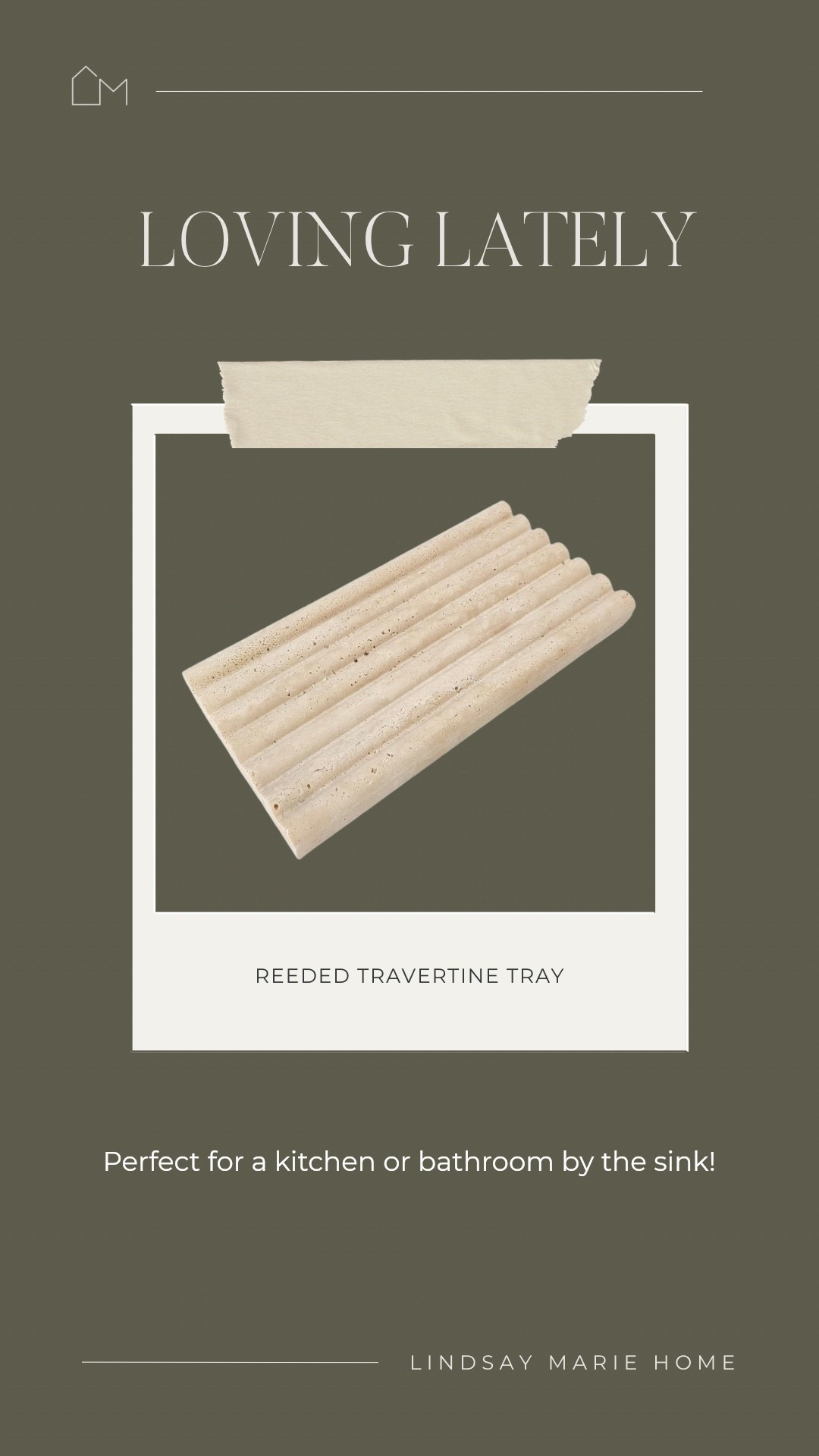 I love travertine as a natural accent texture throughout the home. Found this piece today and it’s go so nicely by a sink to hold soaps, sponges, or a candle!


#LTKHome