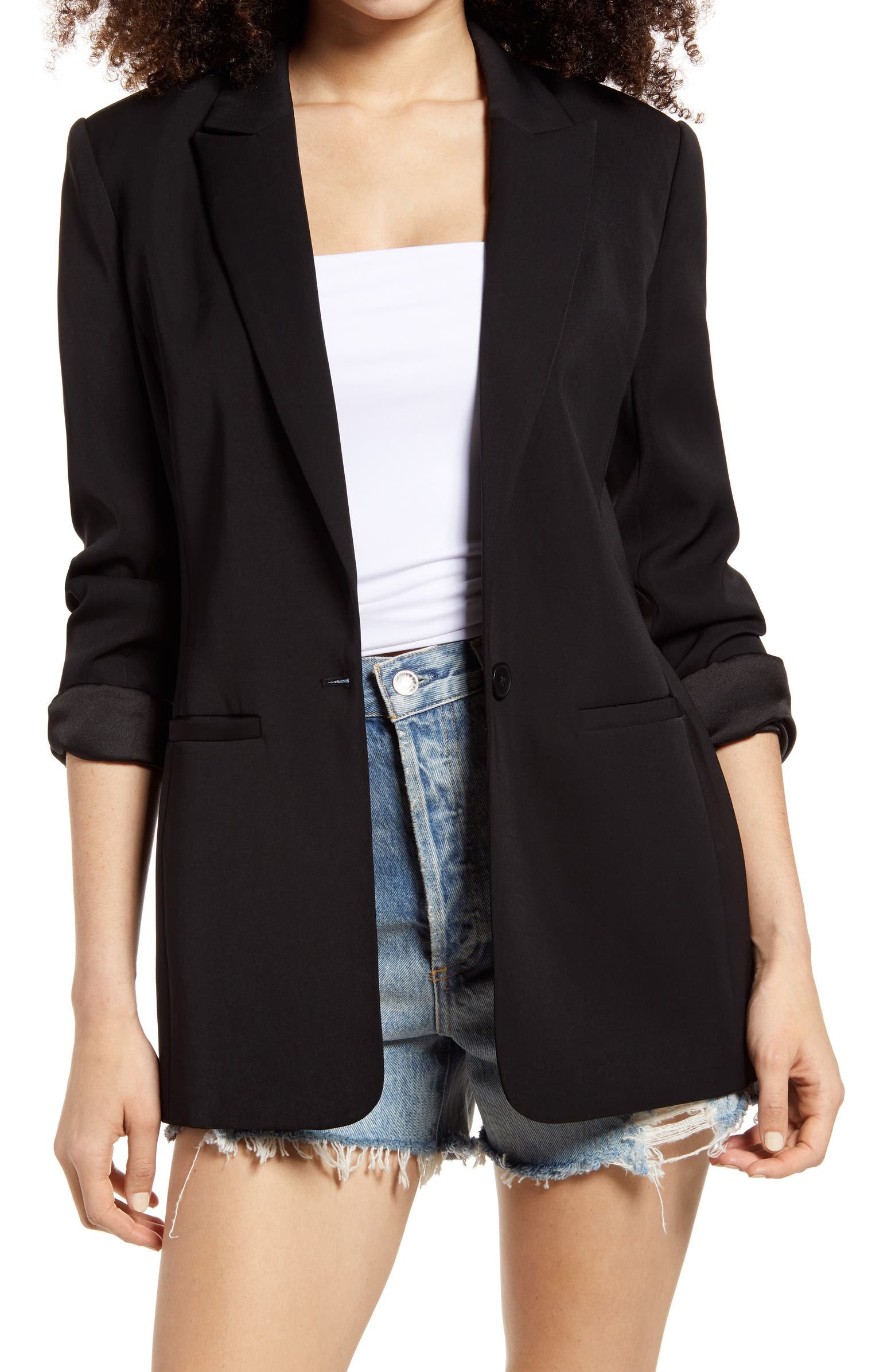 Tailored Single Button Blazer | Nordstrom