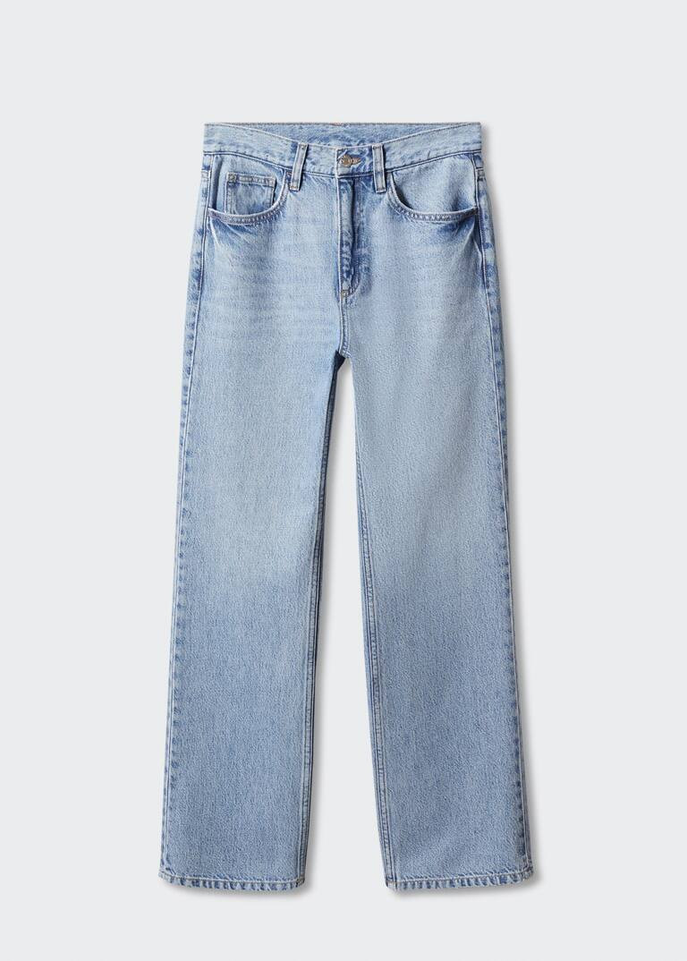 Mid-rise straight jeans -  Women | Mango United Kingdom | MANGO (UK)