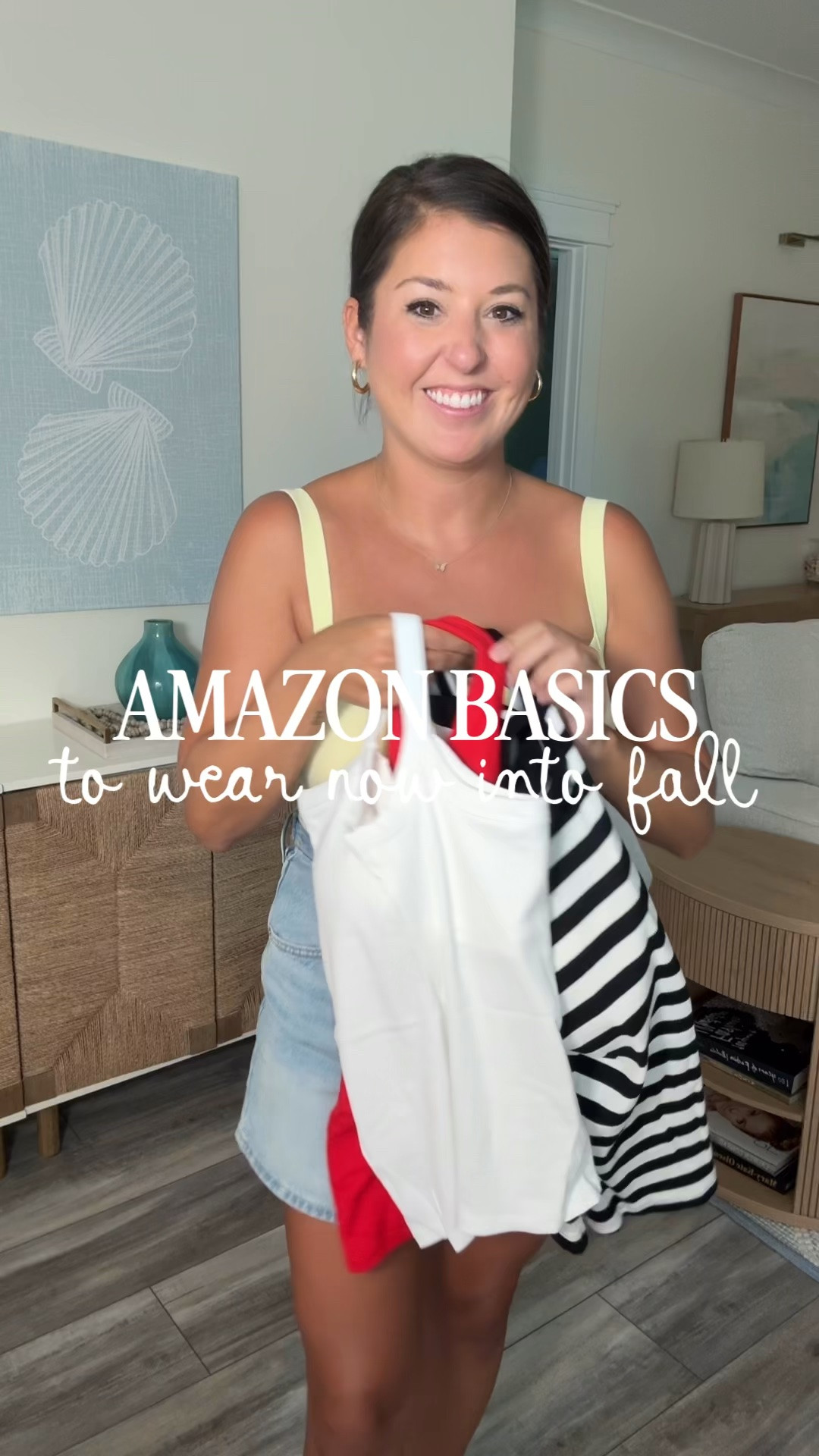 Summer tanks, summer to fall basics, layering tanks 

Wearing medium