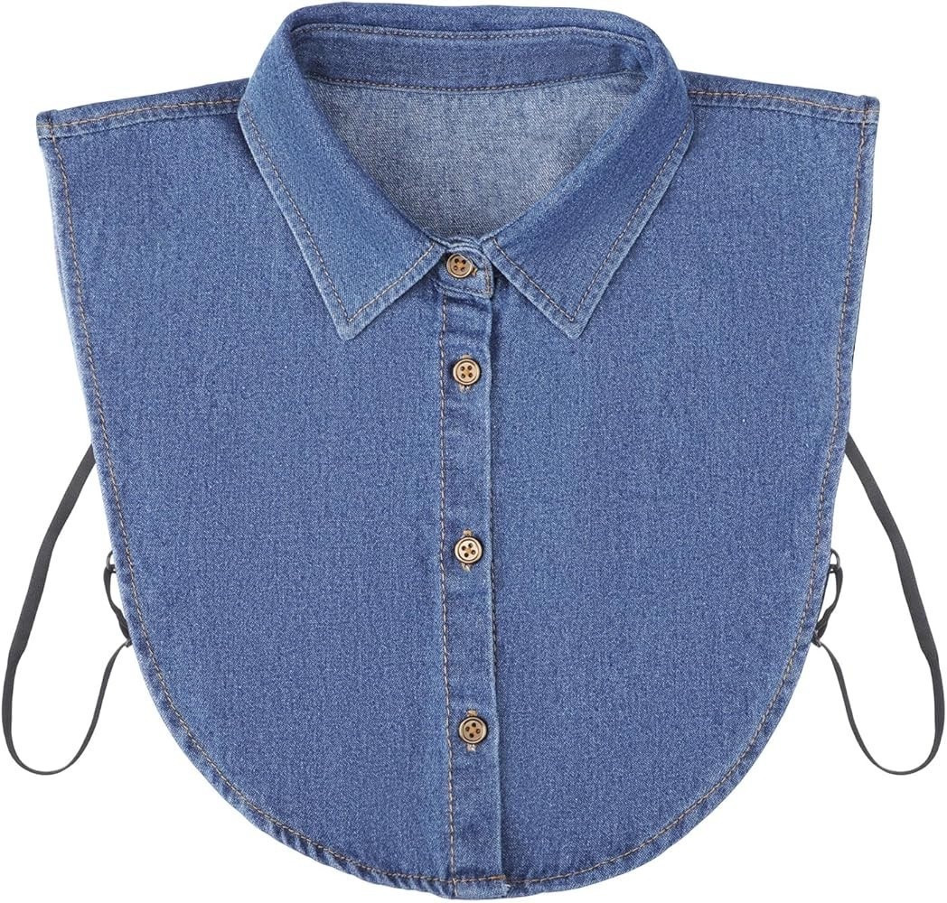 Syhood Denim Detachable Collar Shirt 

#LTKWorkwear #LTKSaleAlert