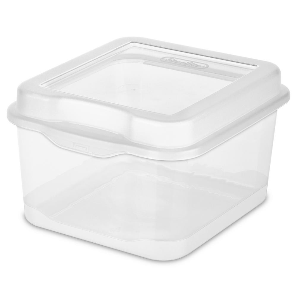 2.5 -Qt. Flip-Top Box | The Home Depot