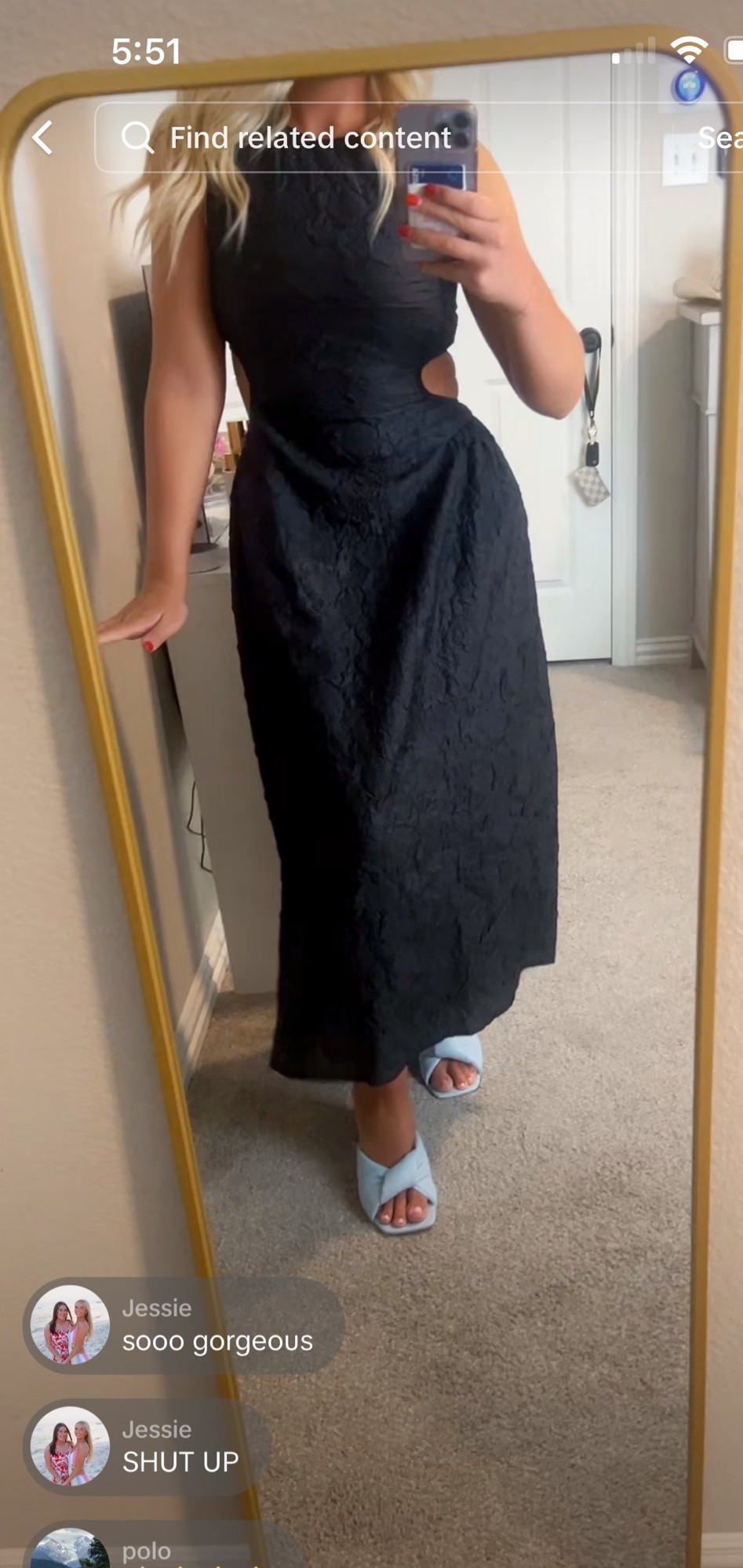 Perf black dress 