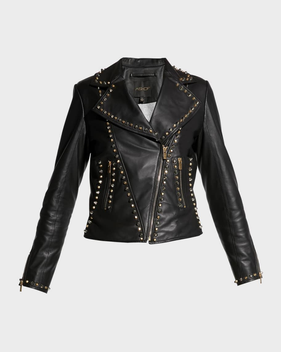 AS by DF Stevie Upcycled Leather Jacket | Neiman Marcus
