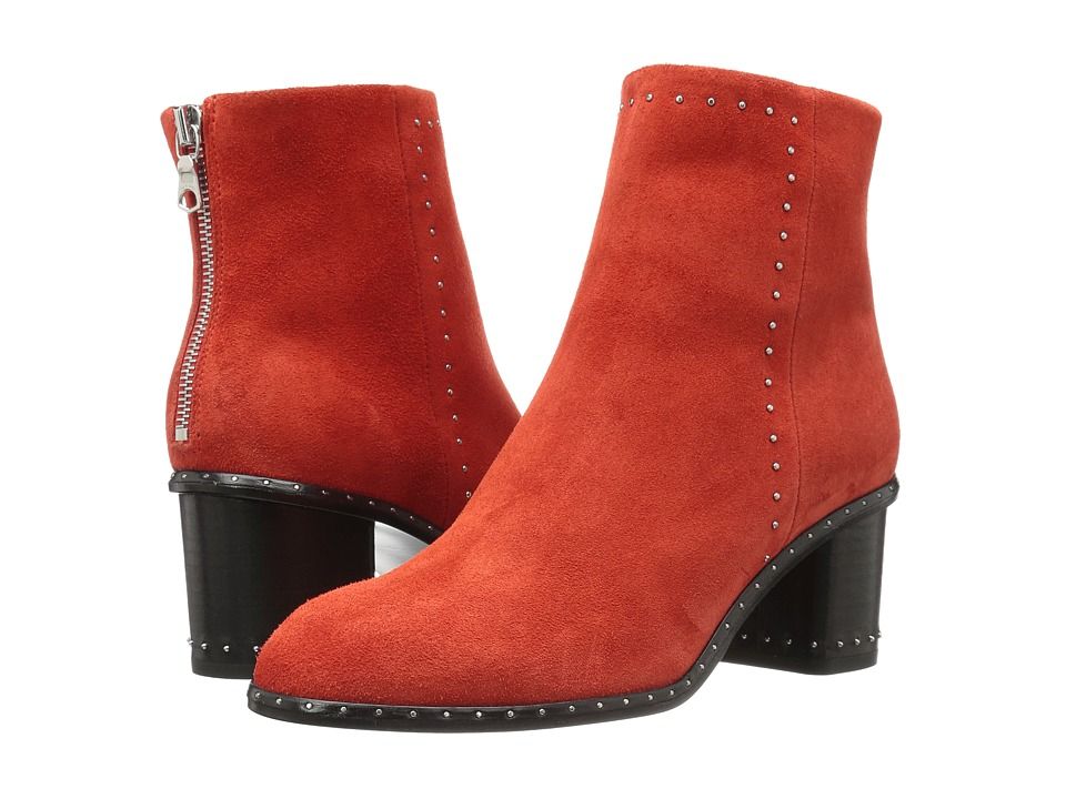 rag & bone - Willow Stud Boot (Red Suede) Women's Boots | 6pm