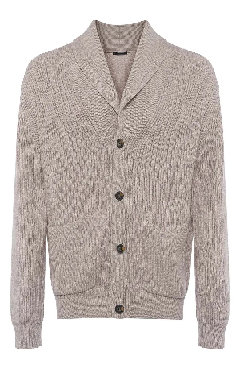Cotton Blend Shawl Collar Cardigan | Nordstrom