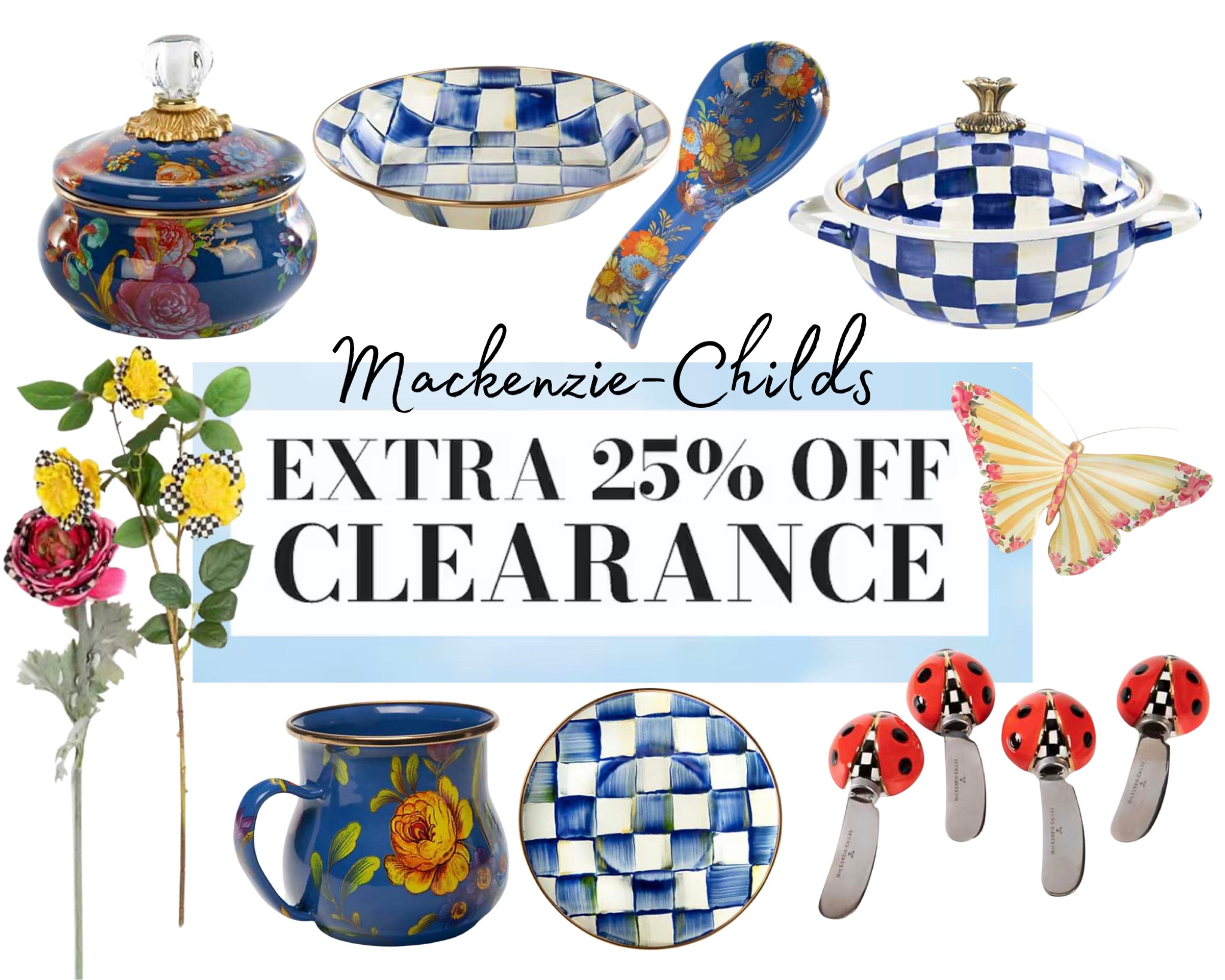 Extra 25% off Clearance at Mackenzie-Childs for a limited time! Here are my picks. ✨

#royalcheck #decor #kitchen #diningroom #spring #easter #mackenziechilds #floral 


#LTKsalealert #LTKhome #LTKSeasonal