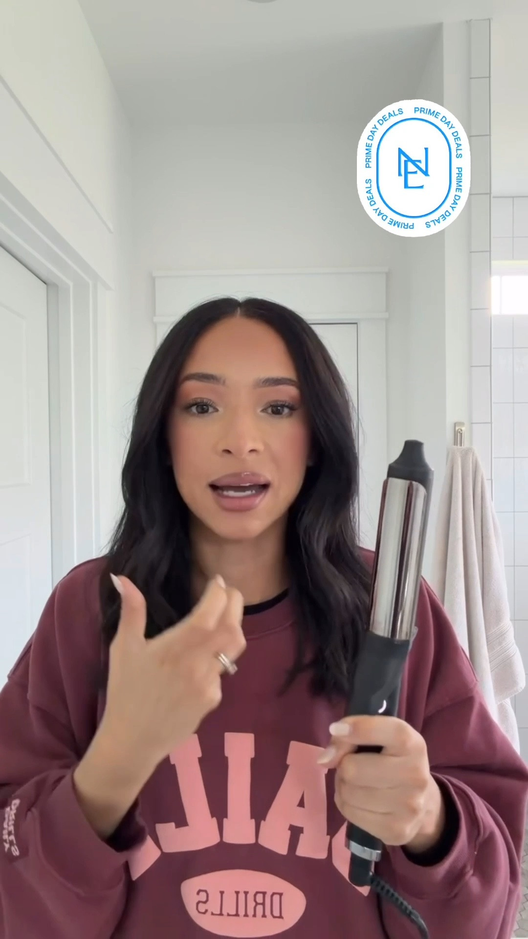 On SALE for Amazon Prime Day!! My favorite curling iron!! Never kinks, just gives the perfect effortless curls that last for days 

Amazon sale, sale alert, beauty sale, makeup faves, beauty faves, Ghd curling iron, amazon find