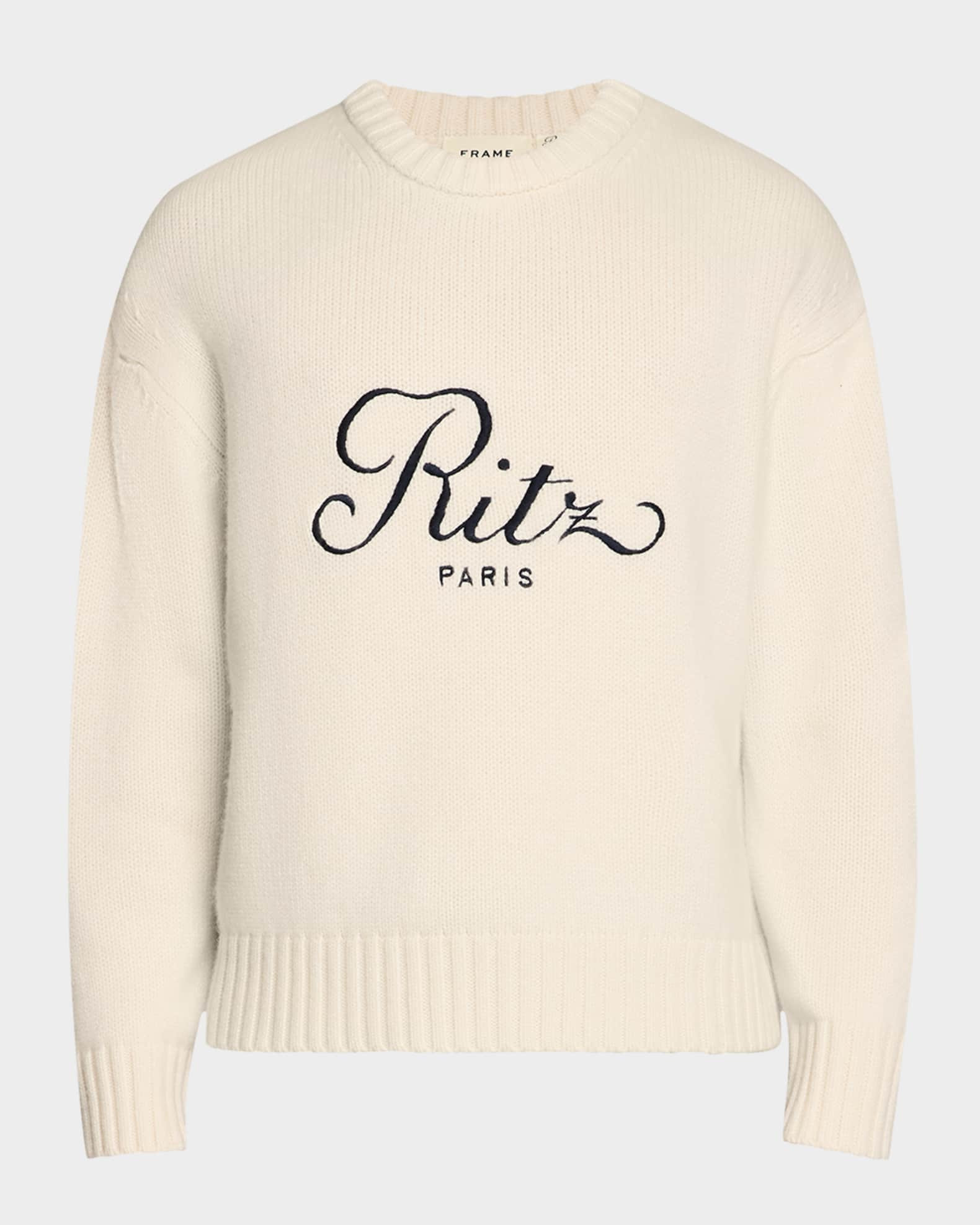 FRAME x Ritz Paris x Ritz Paris Men's Cashmere Sweater | Neiman Marcus