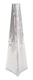 Deco 79 Stainless Steel Hammered Vase, 4" x 4" x 15", Silver | Amazon (US)