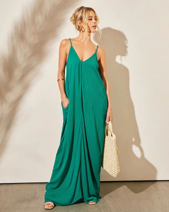 Olivian Pocketed Maxi Dress | VICI Collection