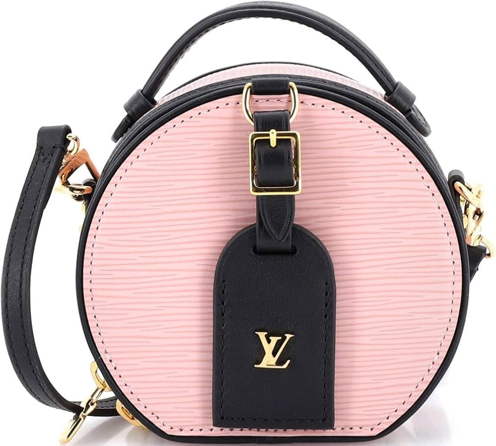 Amazon.com: Louis Vuitton, Pre-Loved Mini Boite Chapeau Bag Epi Leather, Pink : Amazon Luxury | Amazon (US)