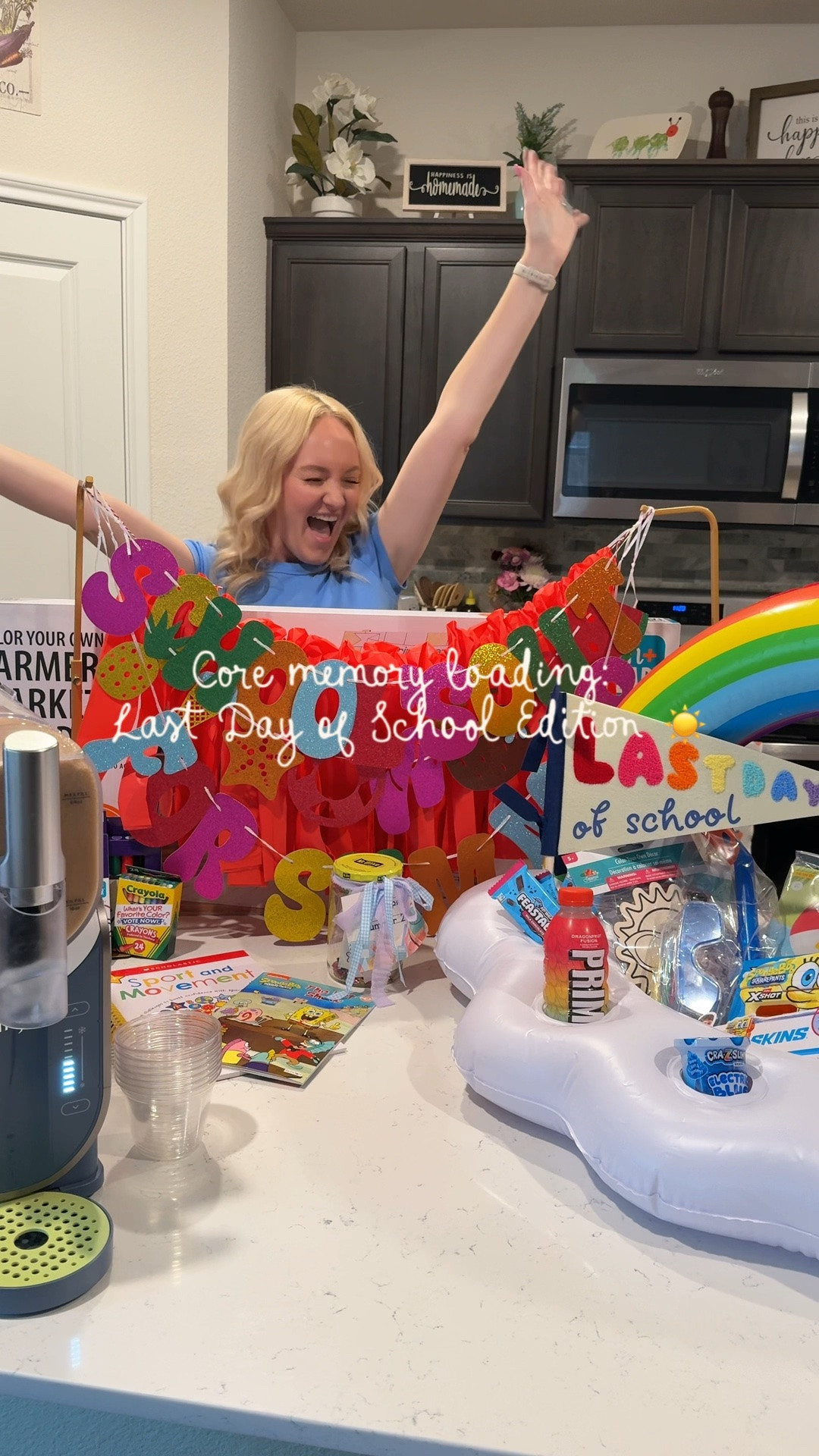 I’ll celebrate the last day of school every year for as long as he lets me - and even more when sister starts in August 🥹

Every year, I set up a little “welcome to summer” surprise waiting for my son when he gets home on the last day of school - pool toys, crafts, summer fun, snacks, and all the things we’ll actually use all season long… just wrapped up in a little last day of school magic. Comment SUMMER and I’ll send y’all the deets! 

He’ll probably never remember exactly what was on the counter… but I hope he remembers how excited he felt walking in after the last day of school 🥹☀️

#lastdayofschool #summertraditions #summerfunforkids #familytraditions last day of school ideas, summer basket for kids, welcome to summer ideas, summer traditions for kids, fun mom ideas, summer activities for kids, end of school celebration, summer mom routine, mom content creator, easy summer fun

#LTKmomlife #LTKfoodie #LTKdayinmylife