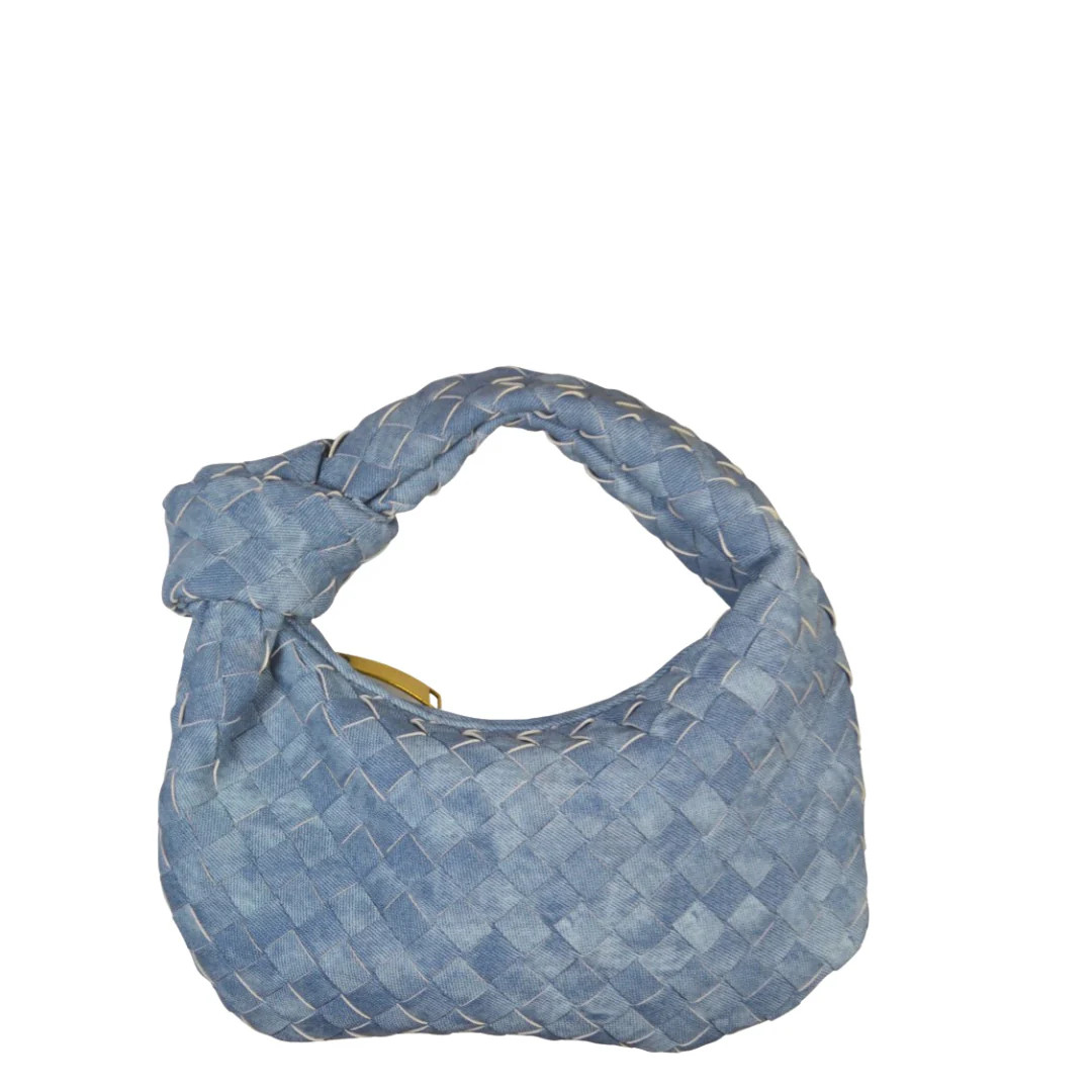 Braided Hattie Bag - Denim | Accessory Concierge