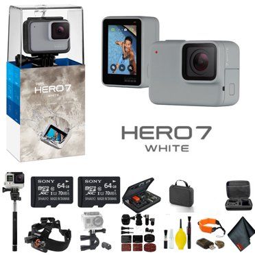 GoPro - HERO7 Silver 4K Waterproof Action Camera - With 50 Piece Accessory Kit - Walmart.com | Walmart (US)
