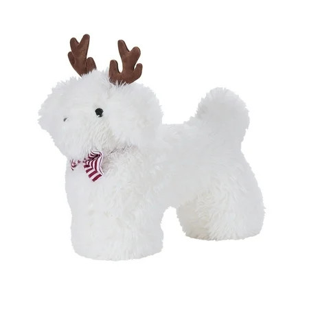 My Texas House Andy 12" x 17" Christmas Toy Dog Holiday Decorative Pillow | Walmart (US)
