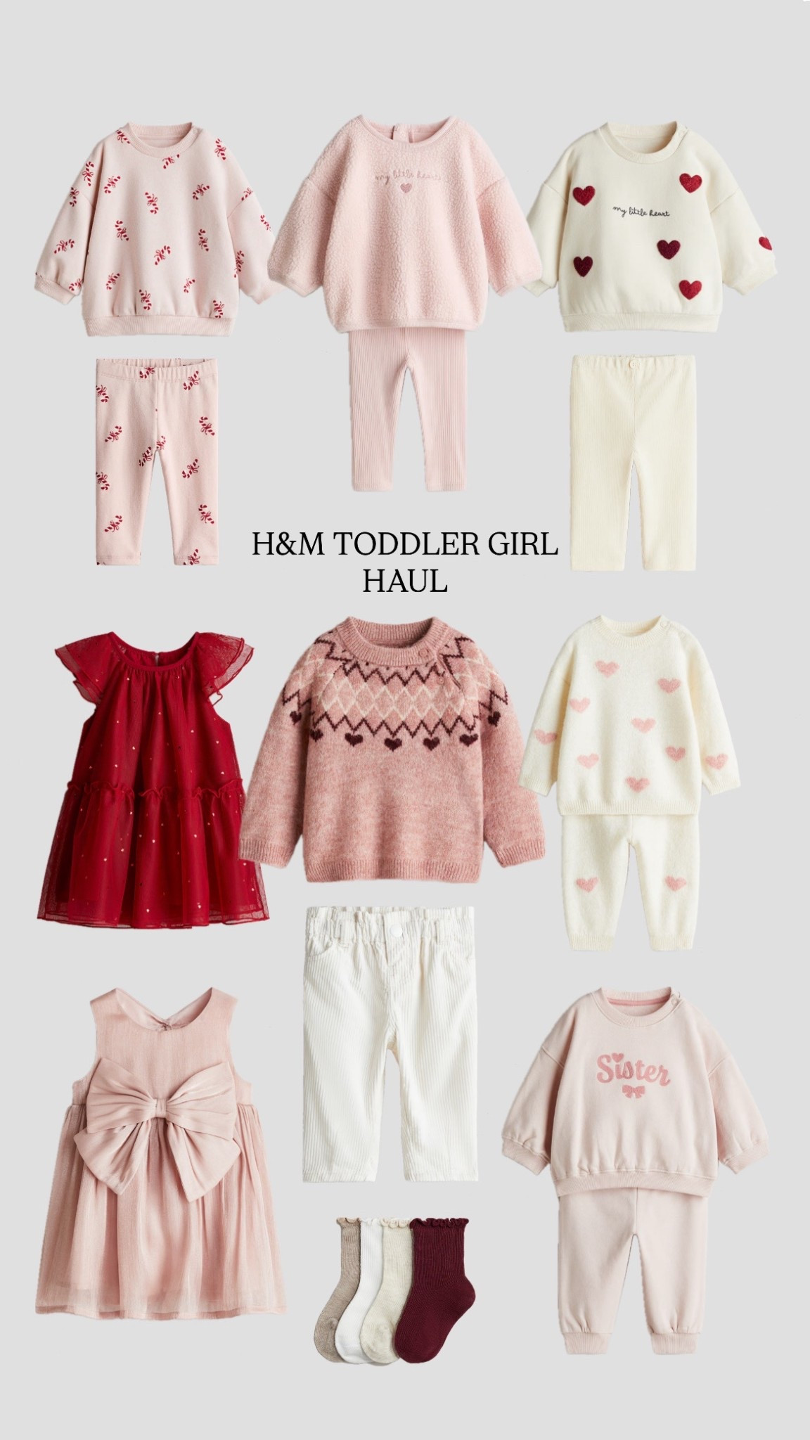 Latest haul from H&M for Luna! Some cute festive bits mixed in🥹🫶🏼🎄🎅🏼✨🪩

#LTKbaby #LTKkids #LTKfestive