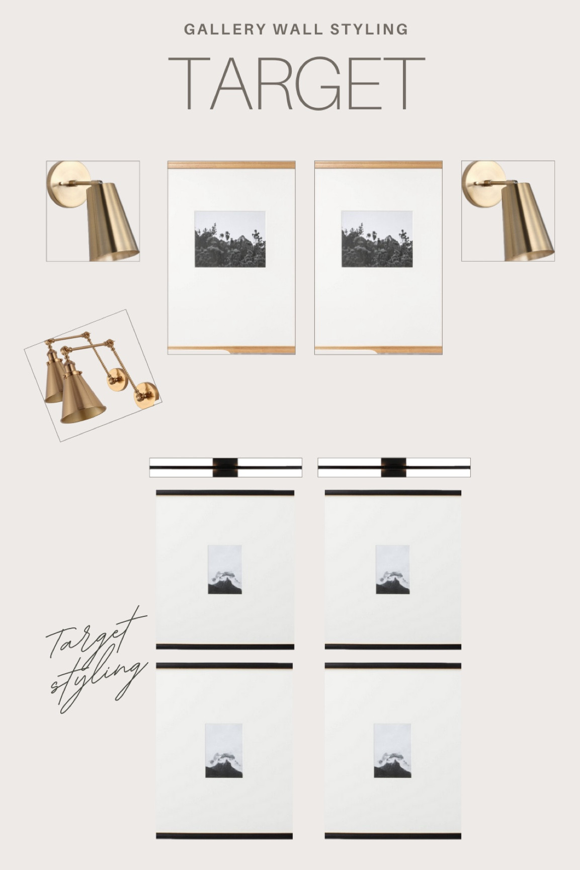 Gallery wall styling with target! 🤎🤎

#LTKFamily #LTKHome #LTKWatchNow