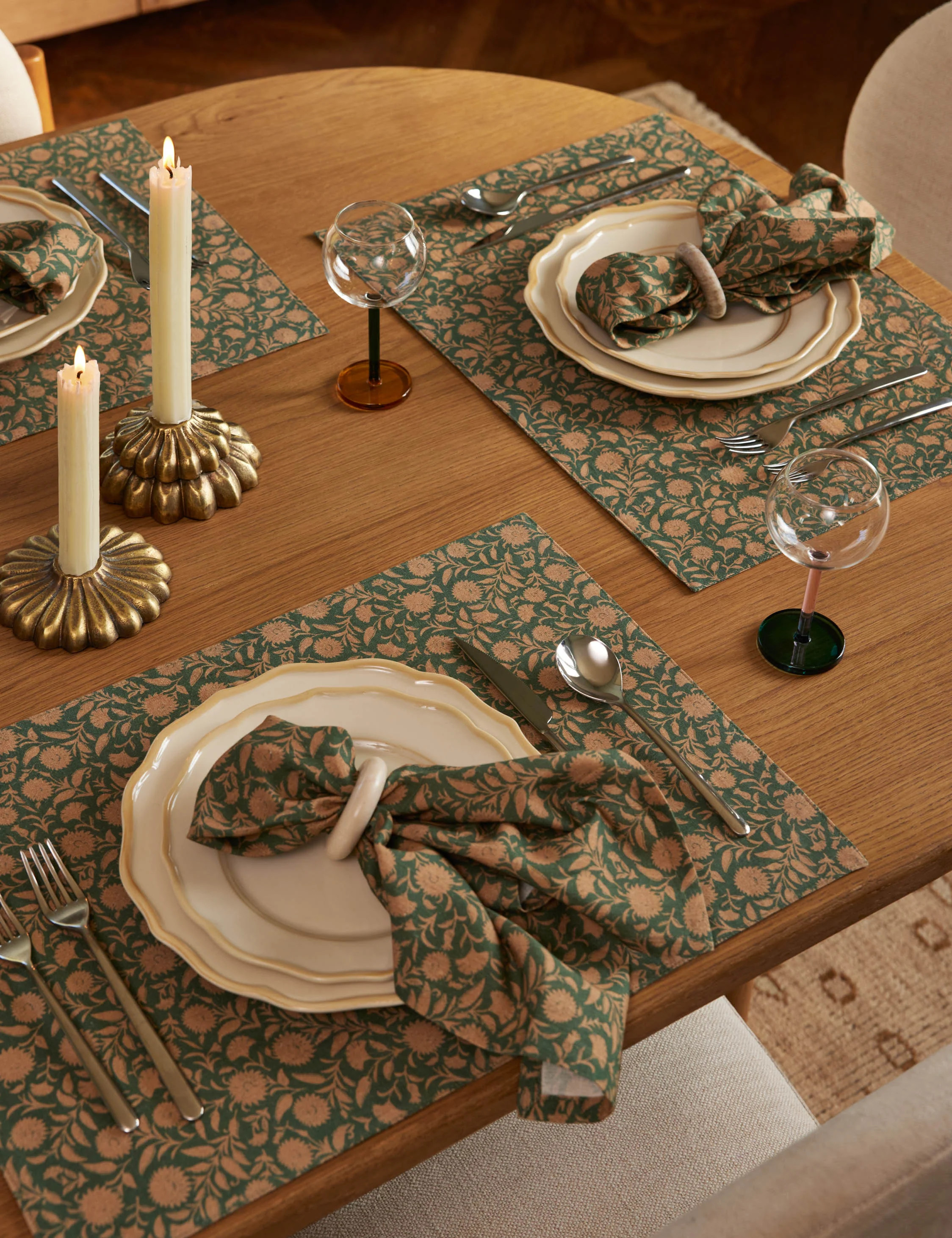 Lusine Napkin Rings (Set of 4), Assorted | Lulu and Georgia 