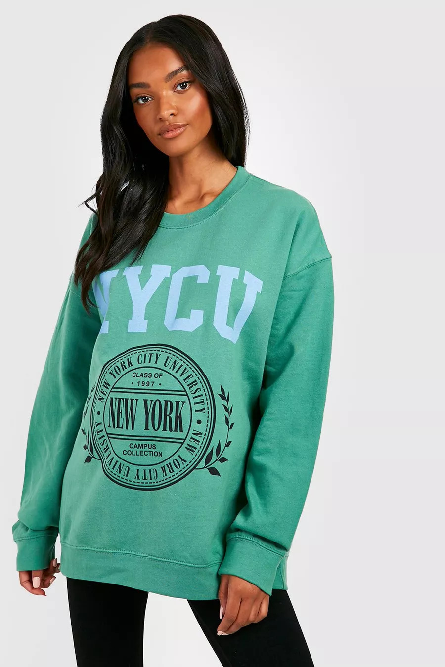 Maternity Nycu Oversized Sweatshirt | Boohoo.com (US & CA)