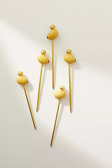 Garnish Cocktail Picks, Set of 4 | Anthropologie (US)