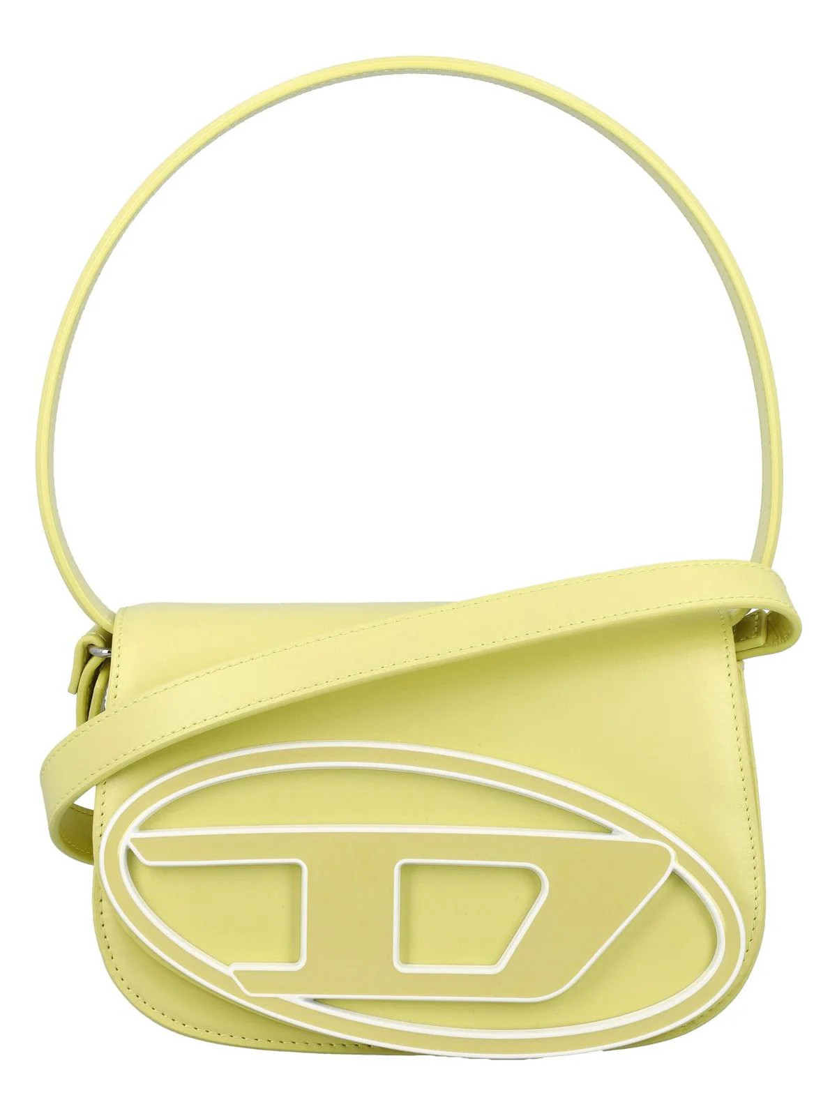 Diesel Women's 1Dr Shoulder Bag in Light Yellow | 24PX08396P6316 Color T7038 | LOZURI