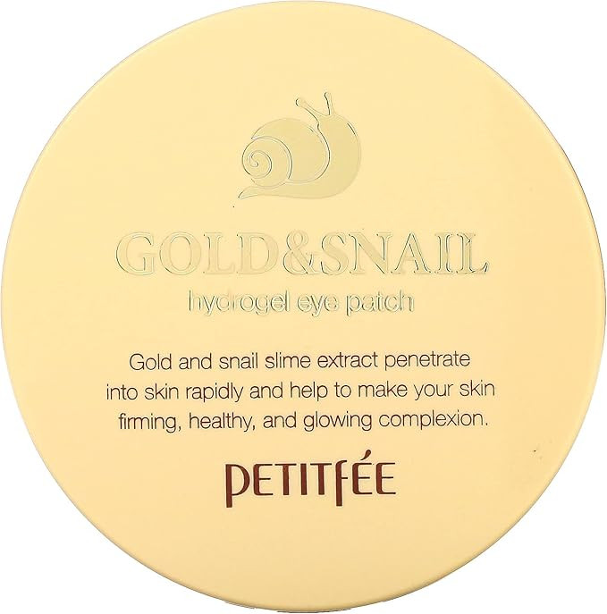 Petitfee Gold & Snail Hydrogel Eye Patch, 60 Pieces | Amazon (US)